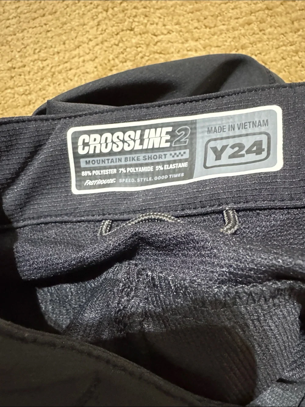 Fasthouse Kids' Black Mountain Bike Shorts